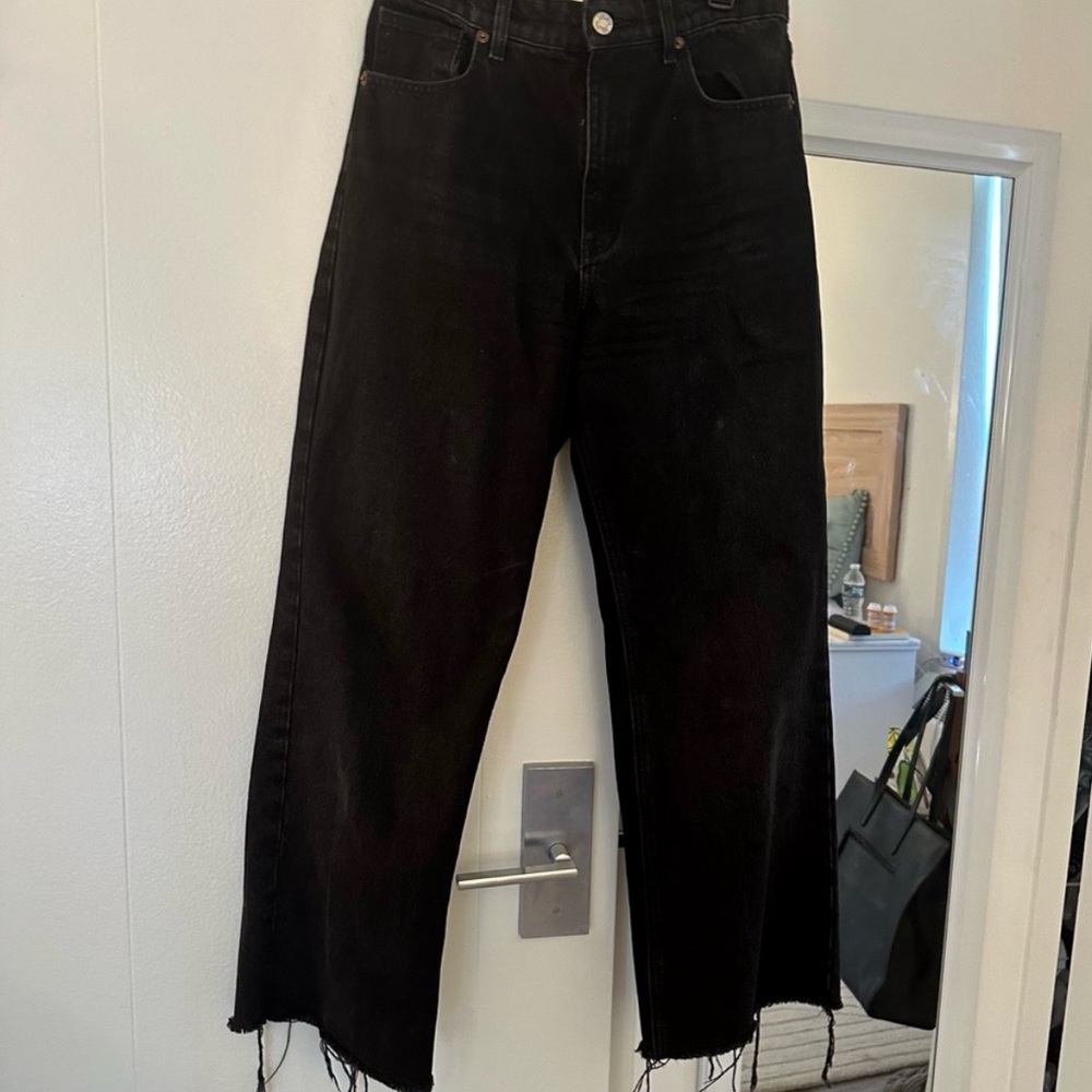 Zara Black Wide Leg Pant!